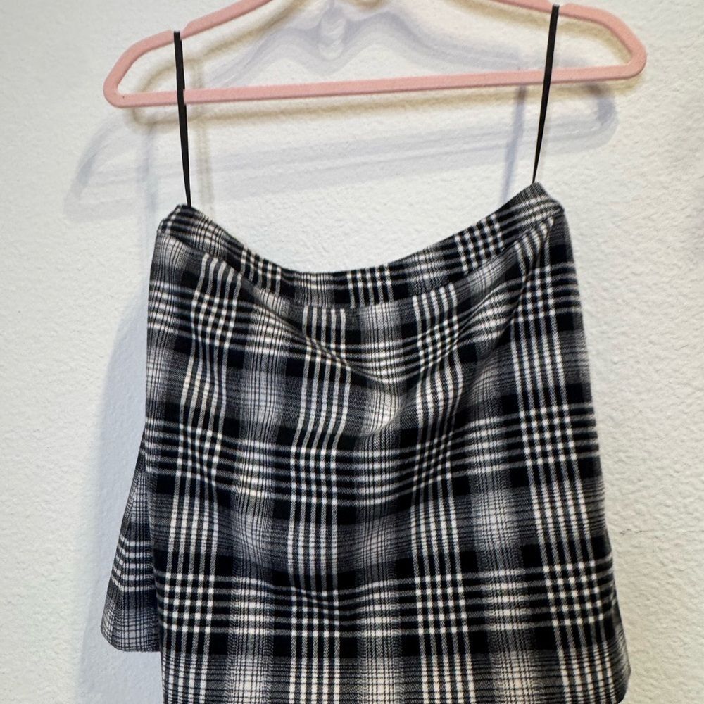 LF Monochrome Checkered Skirt - Picture 3 of 8
